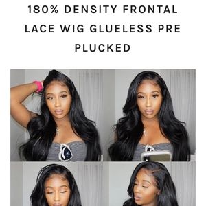 GlueLess lace frontal wig